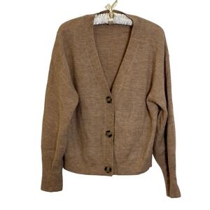 Quince Brown Cardigan Sweater